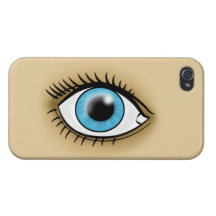 Blue Eye icon Cover For iPhone 4