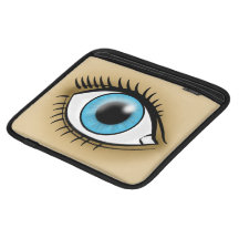 Blue Eye icon iPad Sleeve