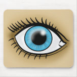 Blue Eye icon Mouse Pad