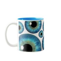Blue Eye Iris Cool Eyeball Custom Mug