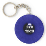 Blue Eyeball Key Chain