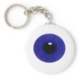 Blue Eyeball Keychain
