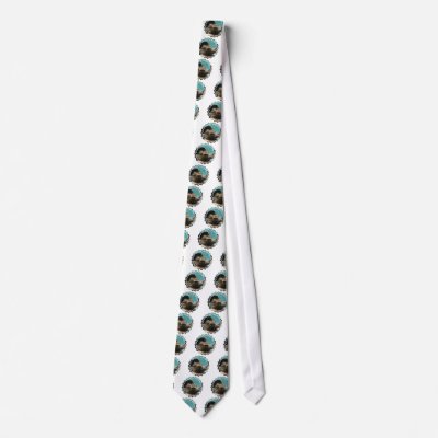 Blue Eyed Lemur Men's Necktie by WildlifeAnimals