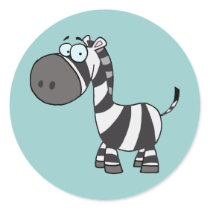 Blue Eyed Zebra Stickers