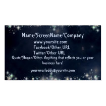 Blue Fairy Septagram Introduction/ Business Card Template