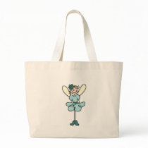 Blue Fairy Stick Figure Bag