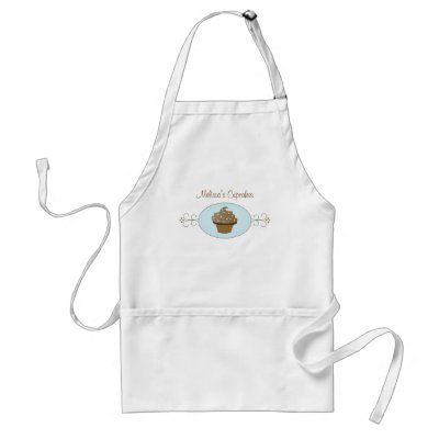 Blue Fancy Cake Apron by candystore