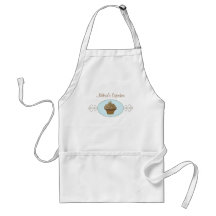 Blue Fancy Cake Apron