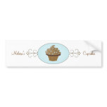 Blue Fancy Cake bumper stickers