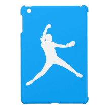 Blue Fastpitch iPad Mini Case