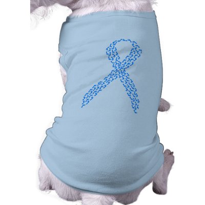 Blue Feet Awareness Ribbon by SupportTees
