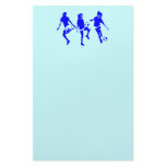 Blue Female Soccer Skills