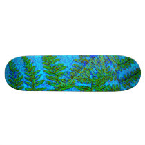 Blue Fern skateboard
