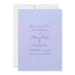 Blue Filigree & Lace Save the Date Announcement invitations