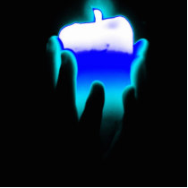 blue fire photo cutout