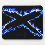 BLUE FIRE X, Blue X mousepads