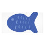 blue fish icon picture card