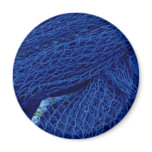 Blue fishing net magnets