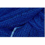 Blue fishing net cut outs