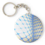 Blue Fishnet Stockings Keychains