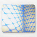 Blue Fishnet Stockings Mouse Pad