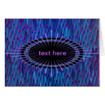 Blue Flair Thank You Card Template