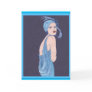 Blue Flapper Card
