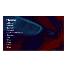 Blue flare business card