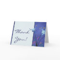Blue floral design cards
