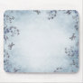 Blue Floral Dreams Mouse Pads