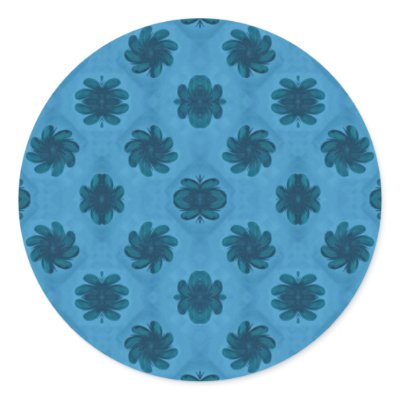 Blue floral pattern by DonnaGraysonAbstract