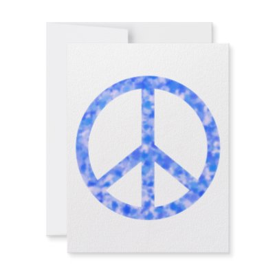 Blue Floral Peace by shopaholicchick