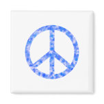Blue Floral Peace