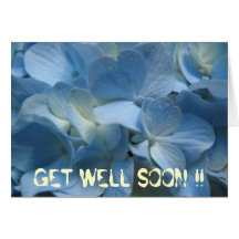 blue-flower-420[1], GET WELL SOON !! Card