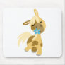 Blue Flower and  Pony mousepad