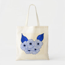 Blue Flower Bag