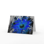 Blue Flower Card