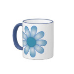 Blue Flower Coffee Mug