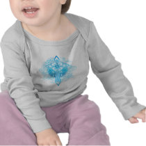 Blue Flower Cross T-shirts