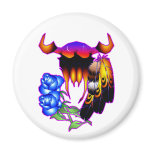 Blue Flower Dreams magnets
