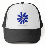 Blue Flower Hat