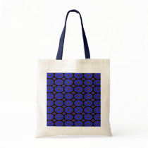 blue flower pattern bag