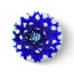 Blue Flower Petal Button