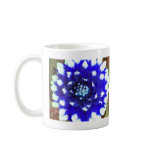 Blue Flower Petal mugs