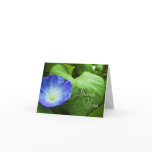 Blue Flower Thank You Card