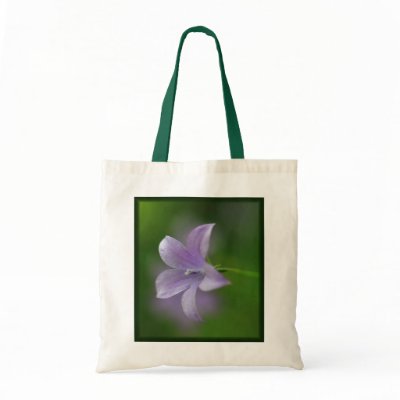 Blue Flower Tote Bag by JL_Hawkins