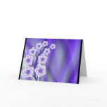 Blue Flowers Greeting Card