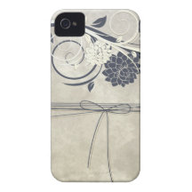 Blue Flowers iPhone4 Case iPhone 4 Case-Mate Cases
