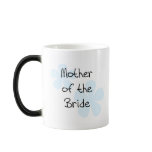Blue Flowers Mother of Bride Coffee Mugs
