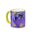 Blue Flowers Mug Coffee Cup Blue Daisies Cup
